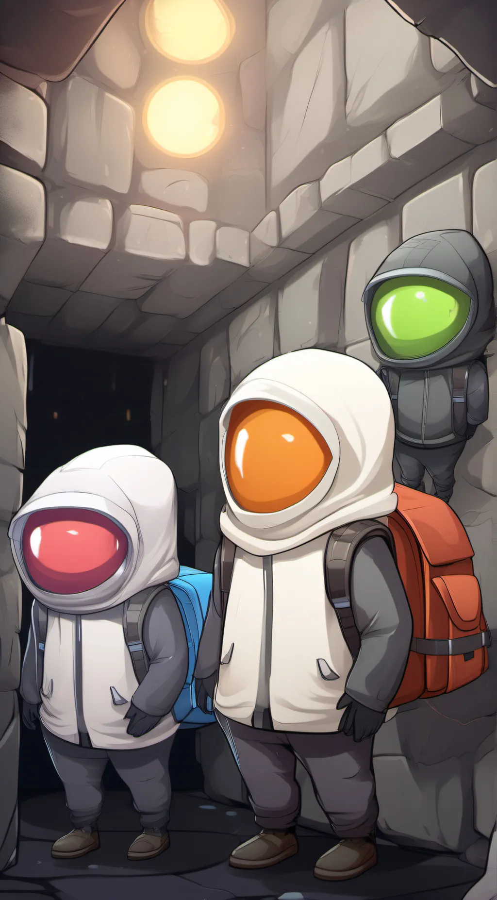 ai character: Among us background