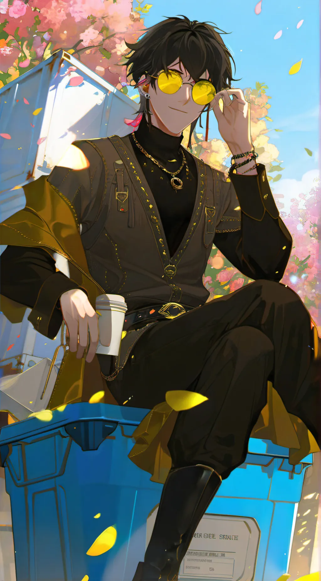 ai character: SPAMPTON G SPAMTON background