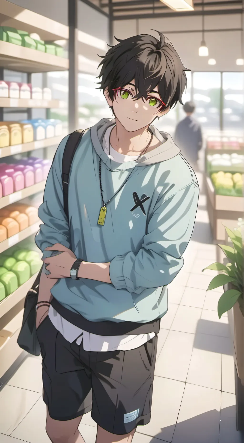 ai character: xosh background