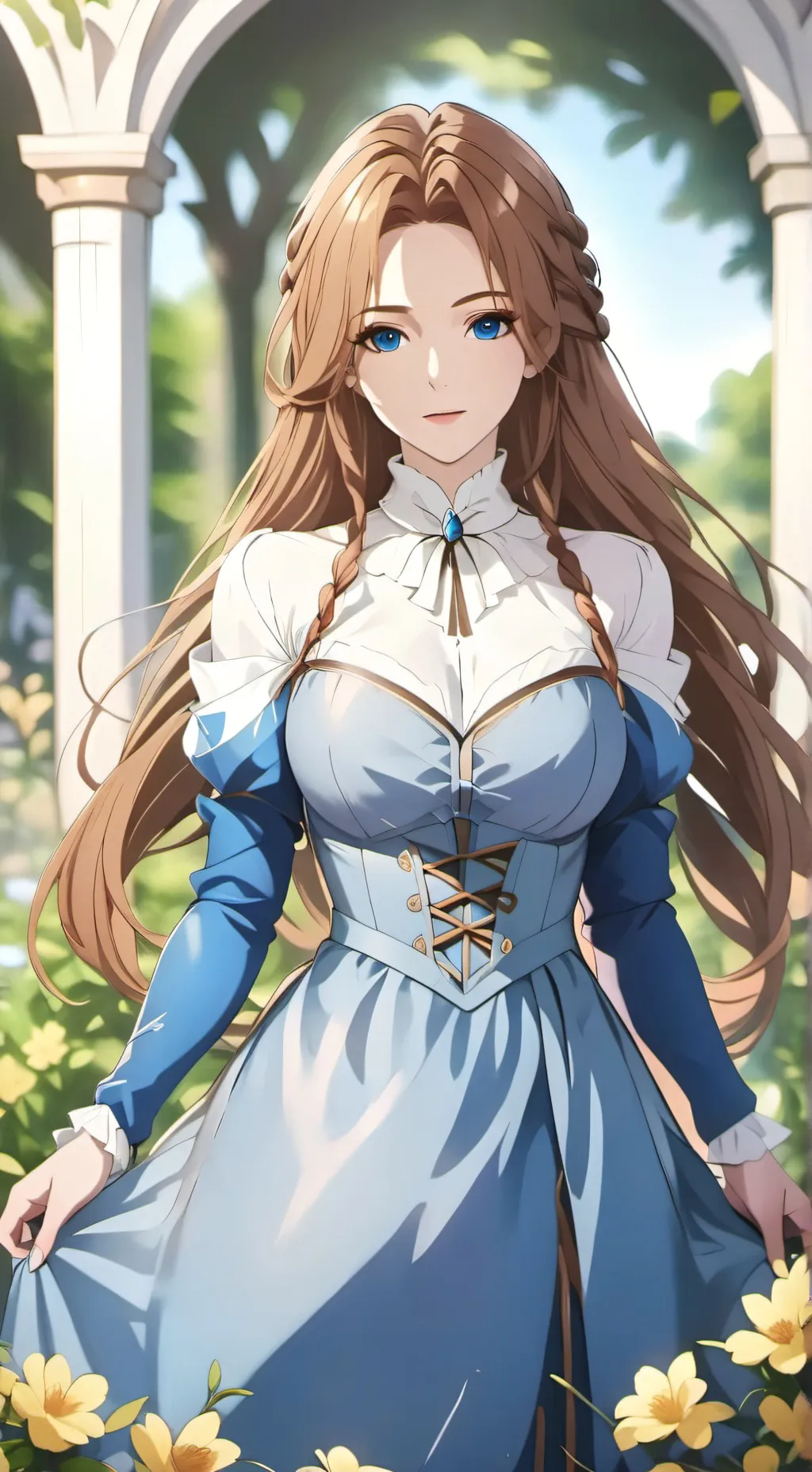 ai character: Hilda background