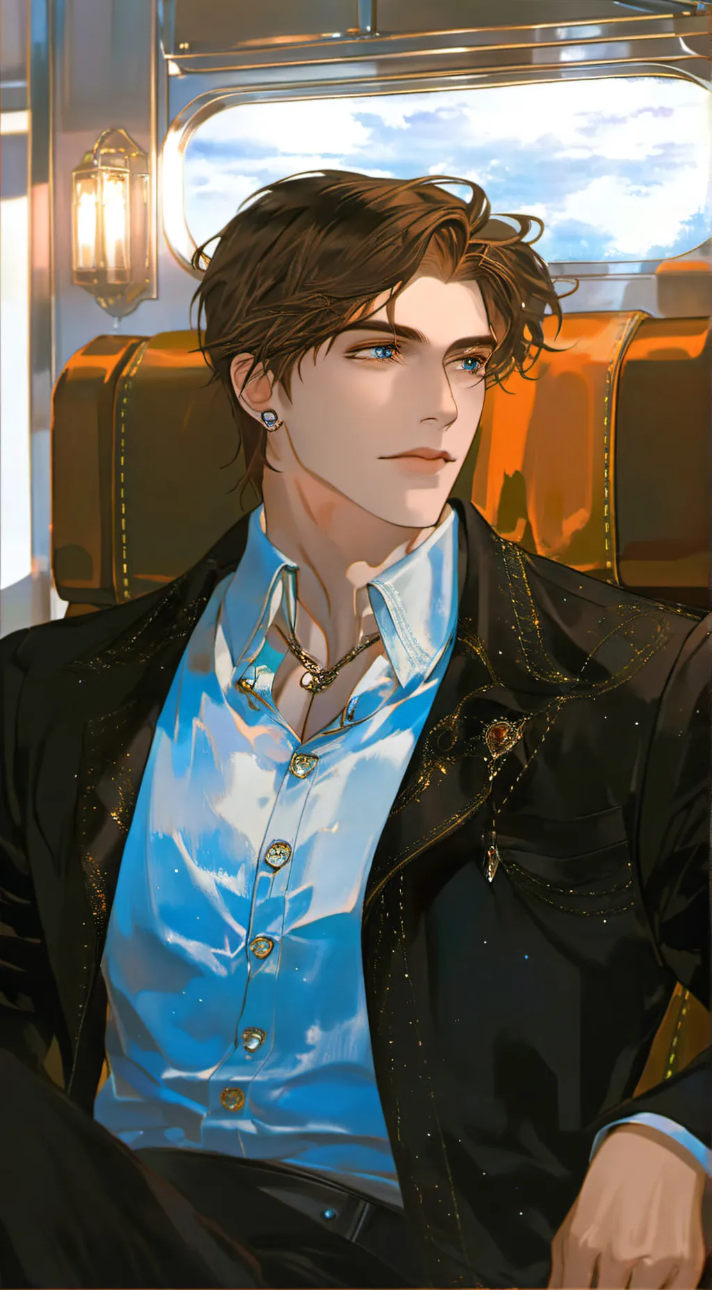 ai character: Zack  background