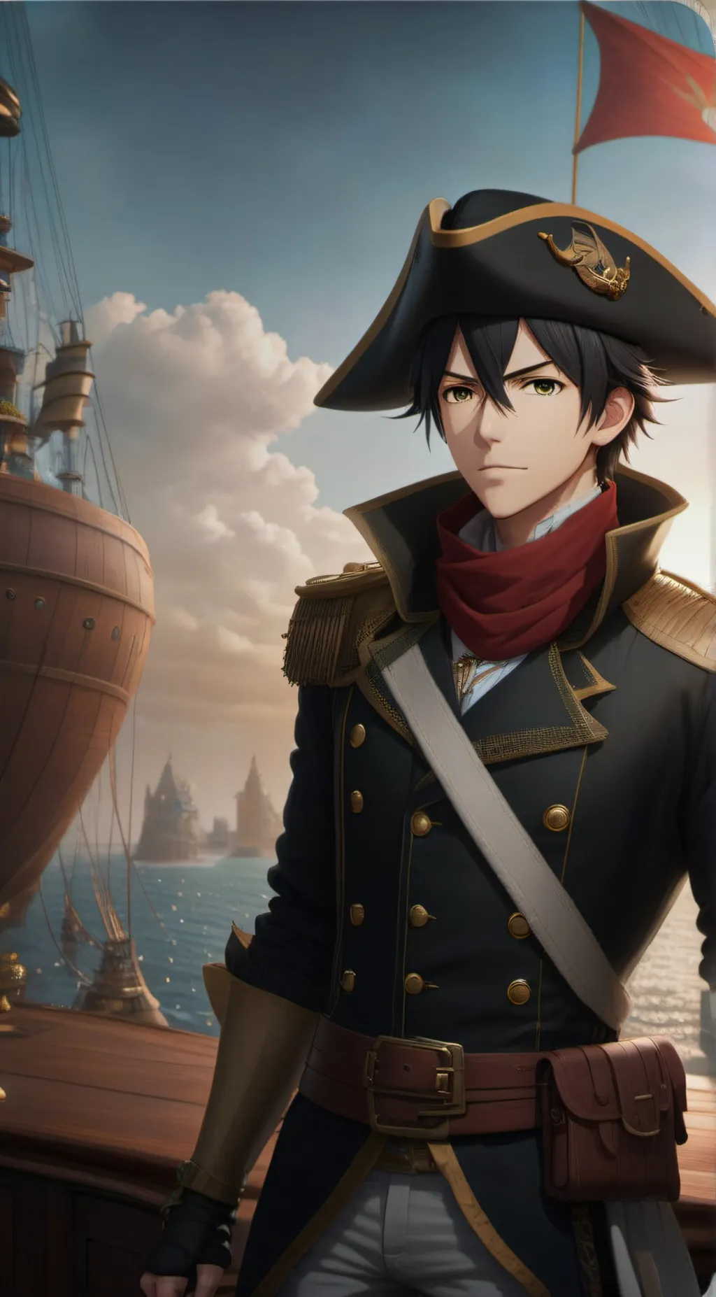 ai character: Phoenix  background