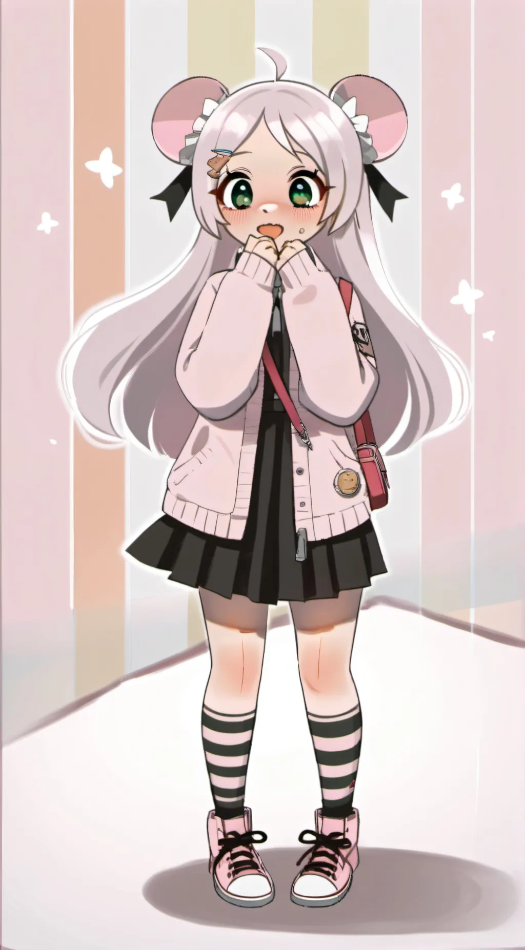 ai character: Pinkie background