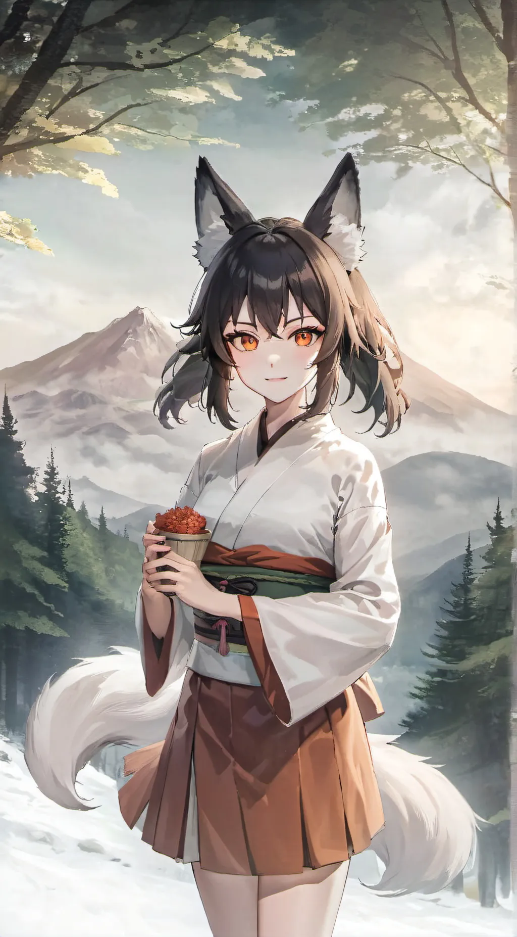 ai character: Fluxy background