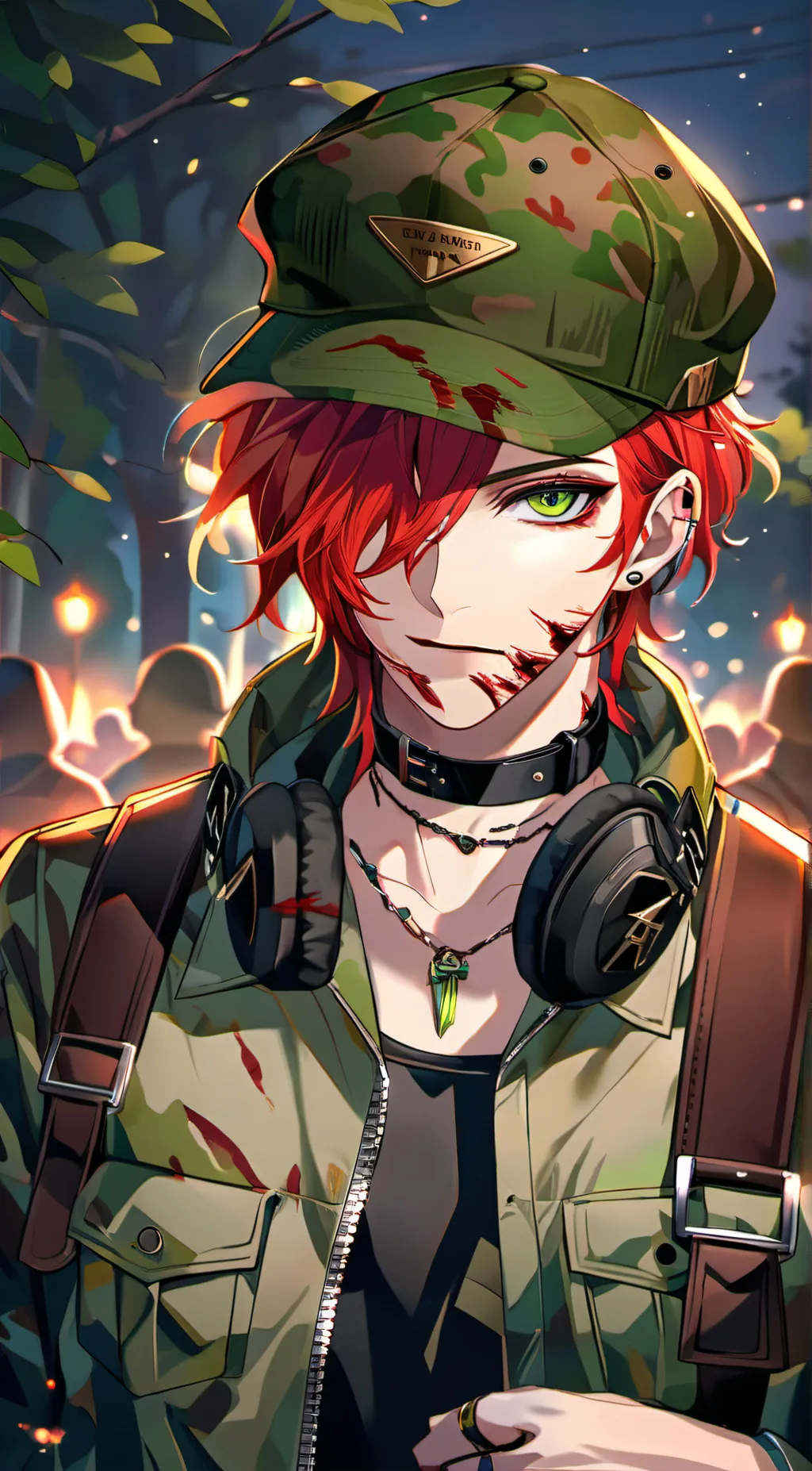 ai character: Zero  background