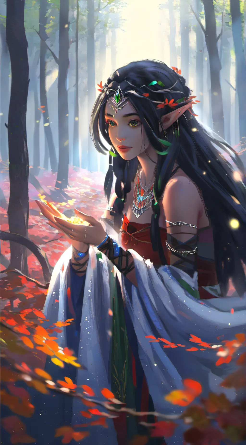 ai character: Jolie background