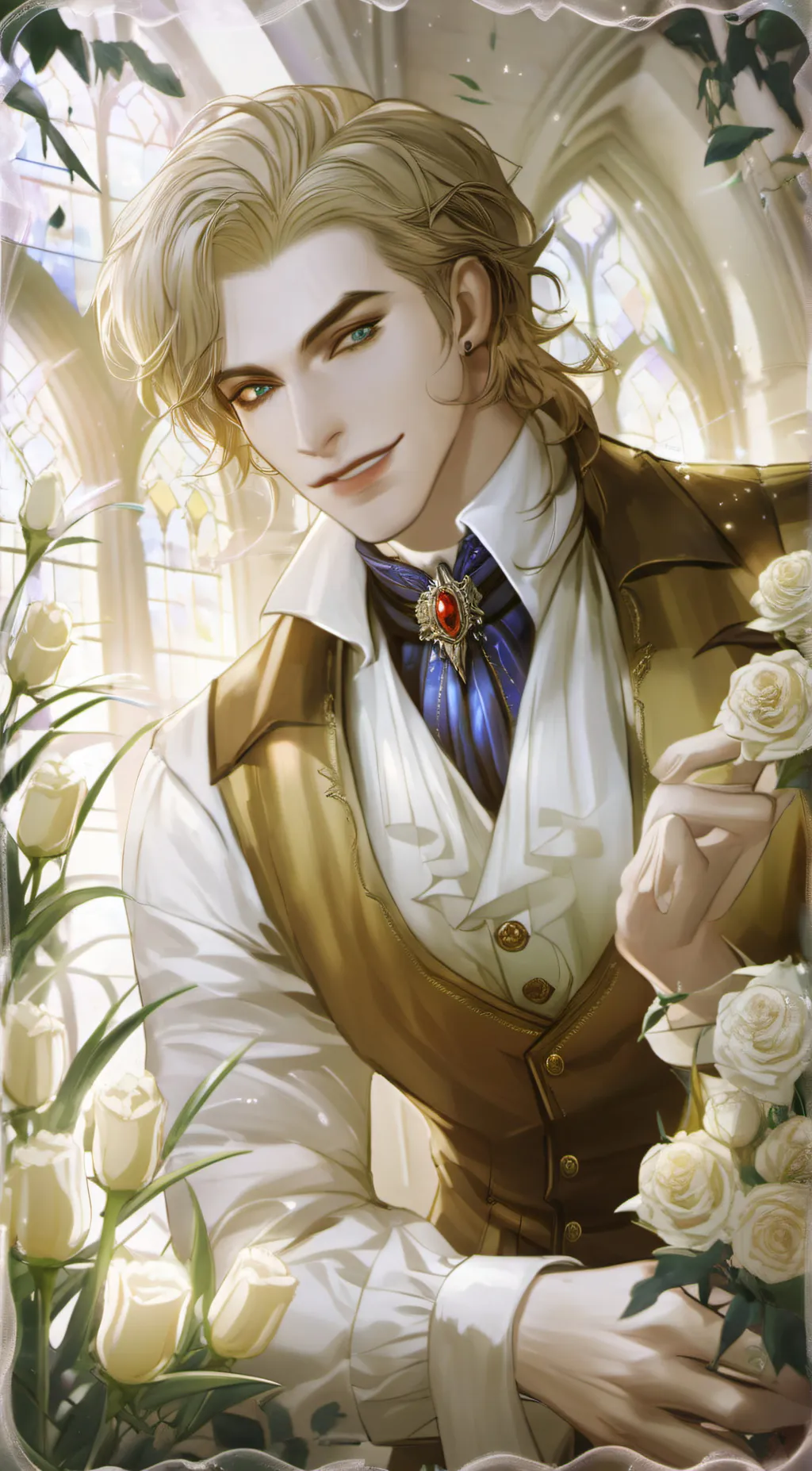 ai character: Vampire Dad background