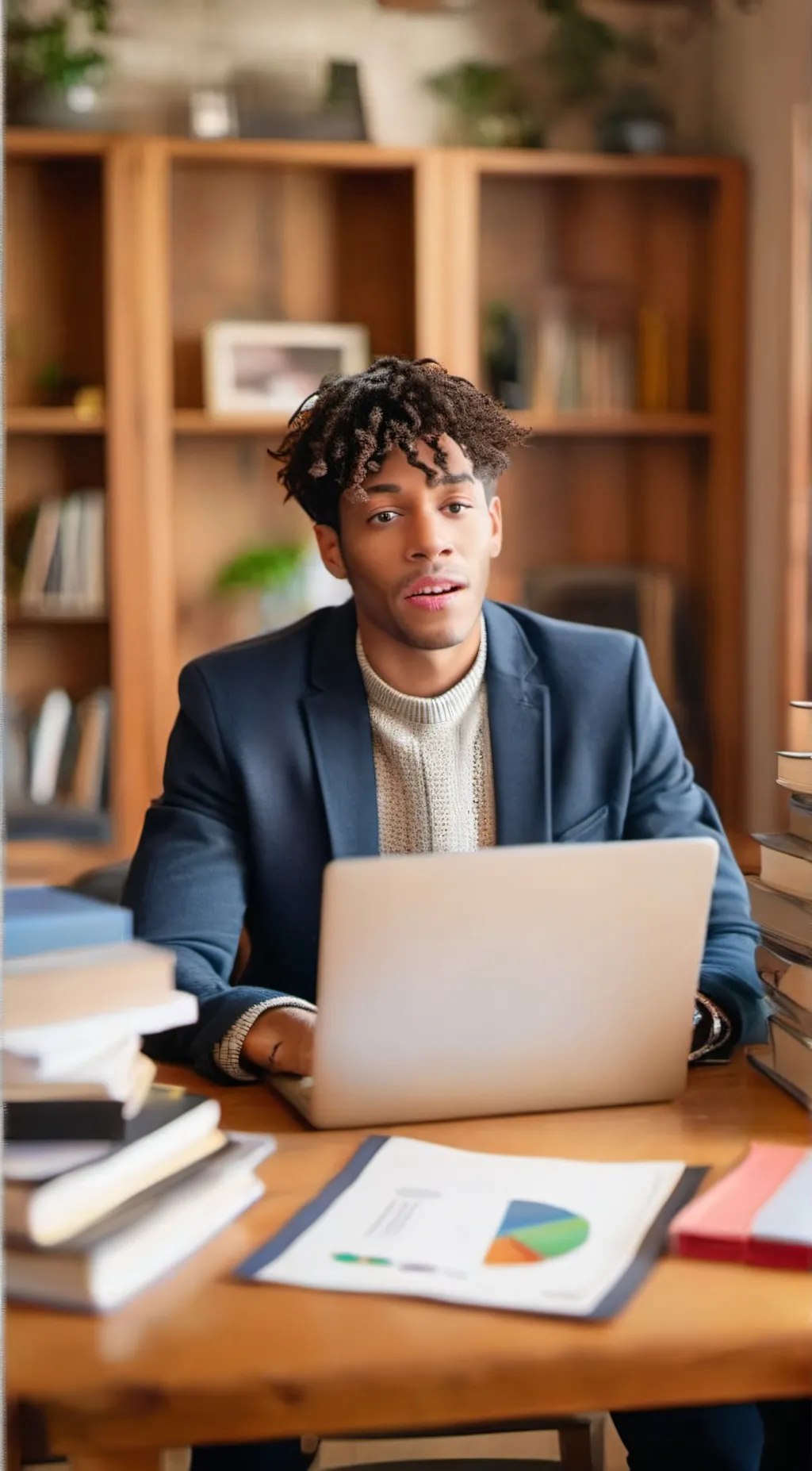 ai character: Drew background