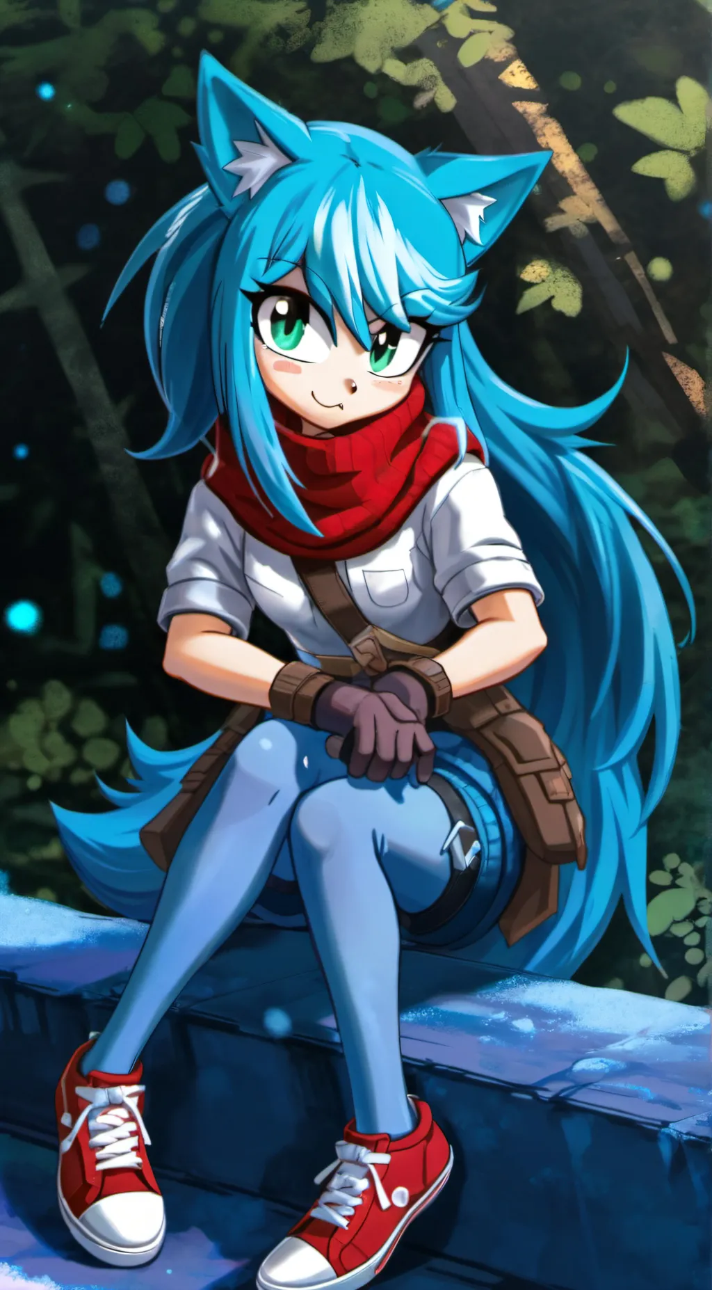 ai character: Becky The Hedgehog background