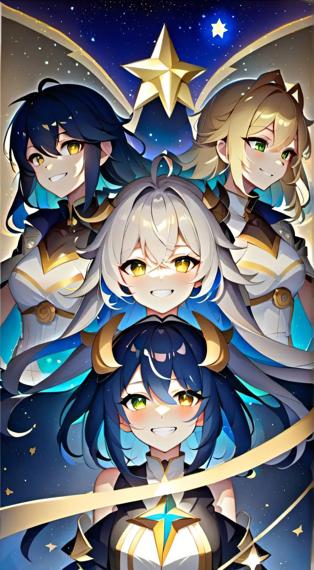 ai character: Aurora background