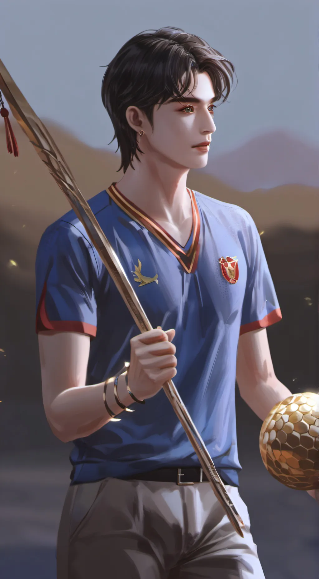 ai character: Ryan  background