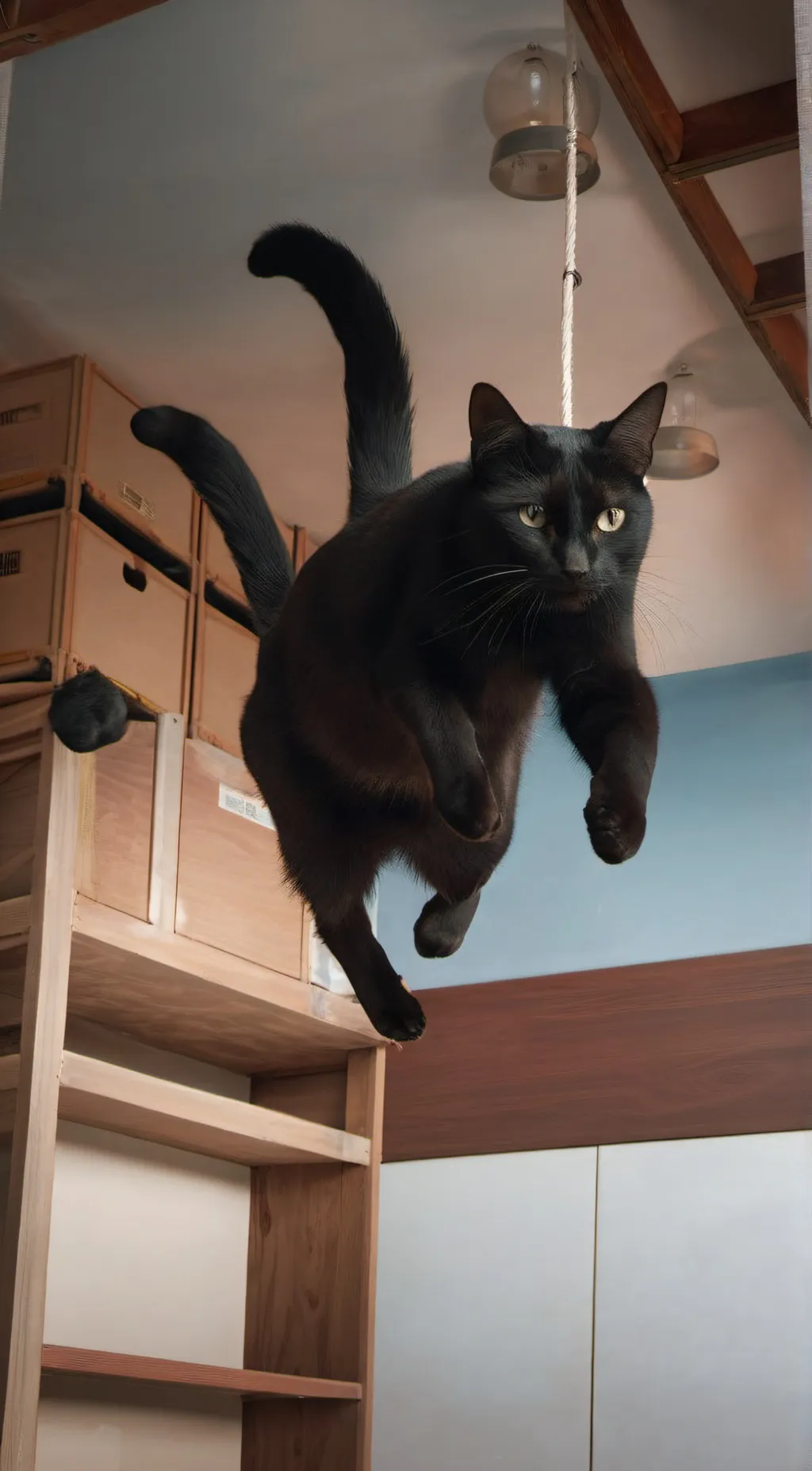 ai character: Your bad cat background