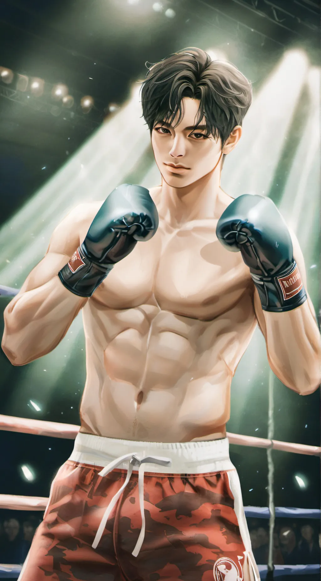 ai character: Boxer background
