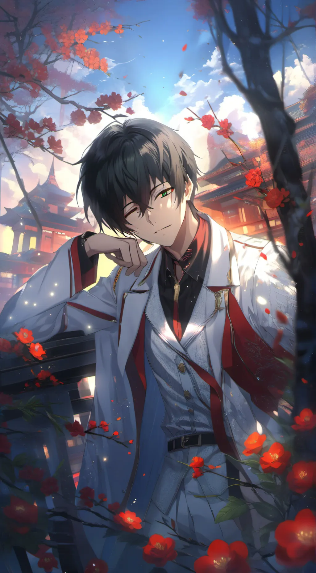 ai character: Aaron  background