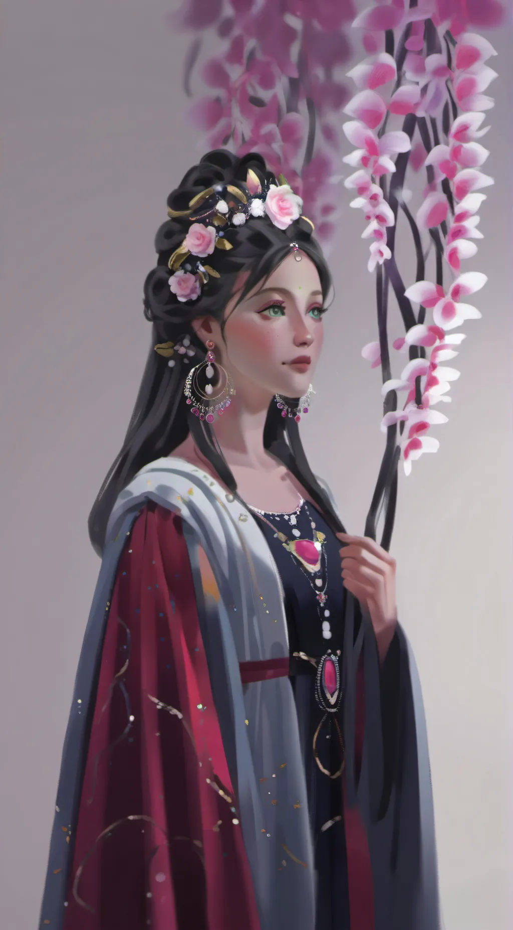 ai character: n i o m a background