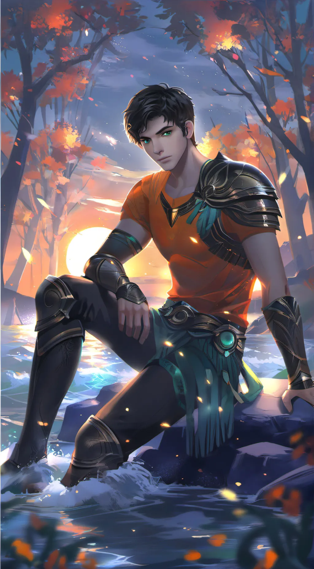 ai character: Percy jackson background