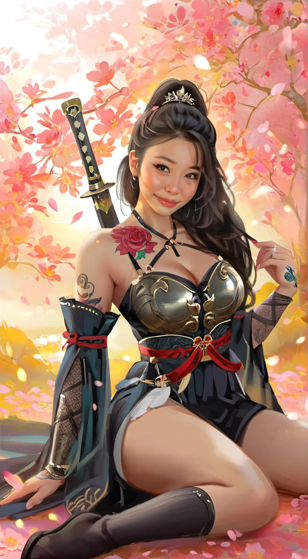 ai character: Hana background