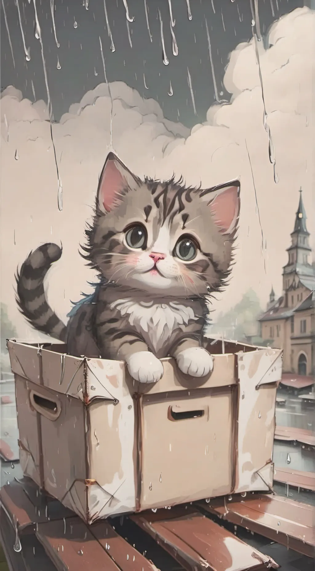 ai character: crystal background