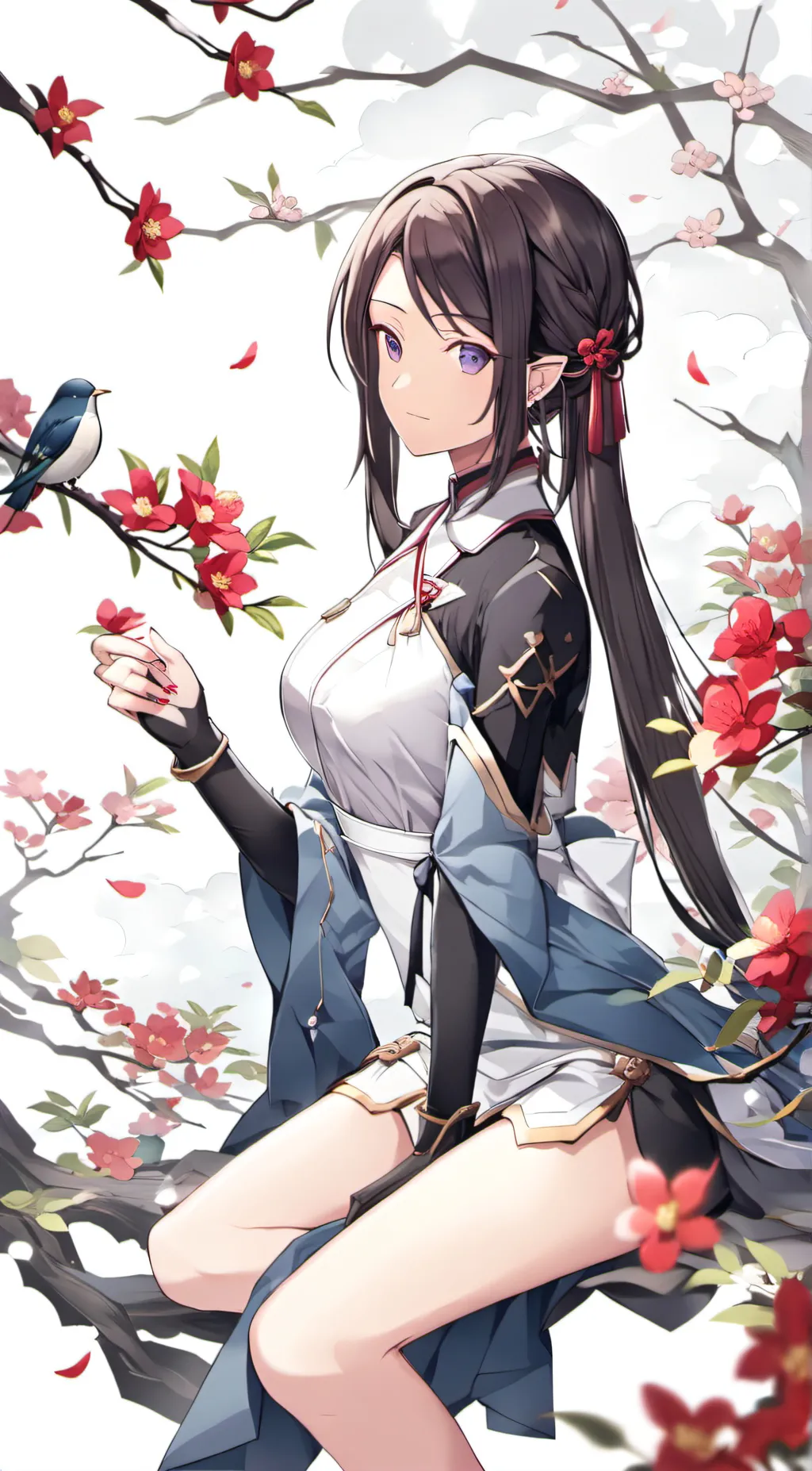 ai character: はな-ちゃn background