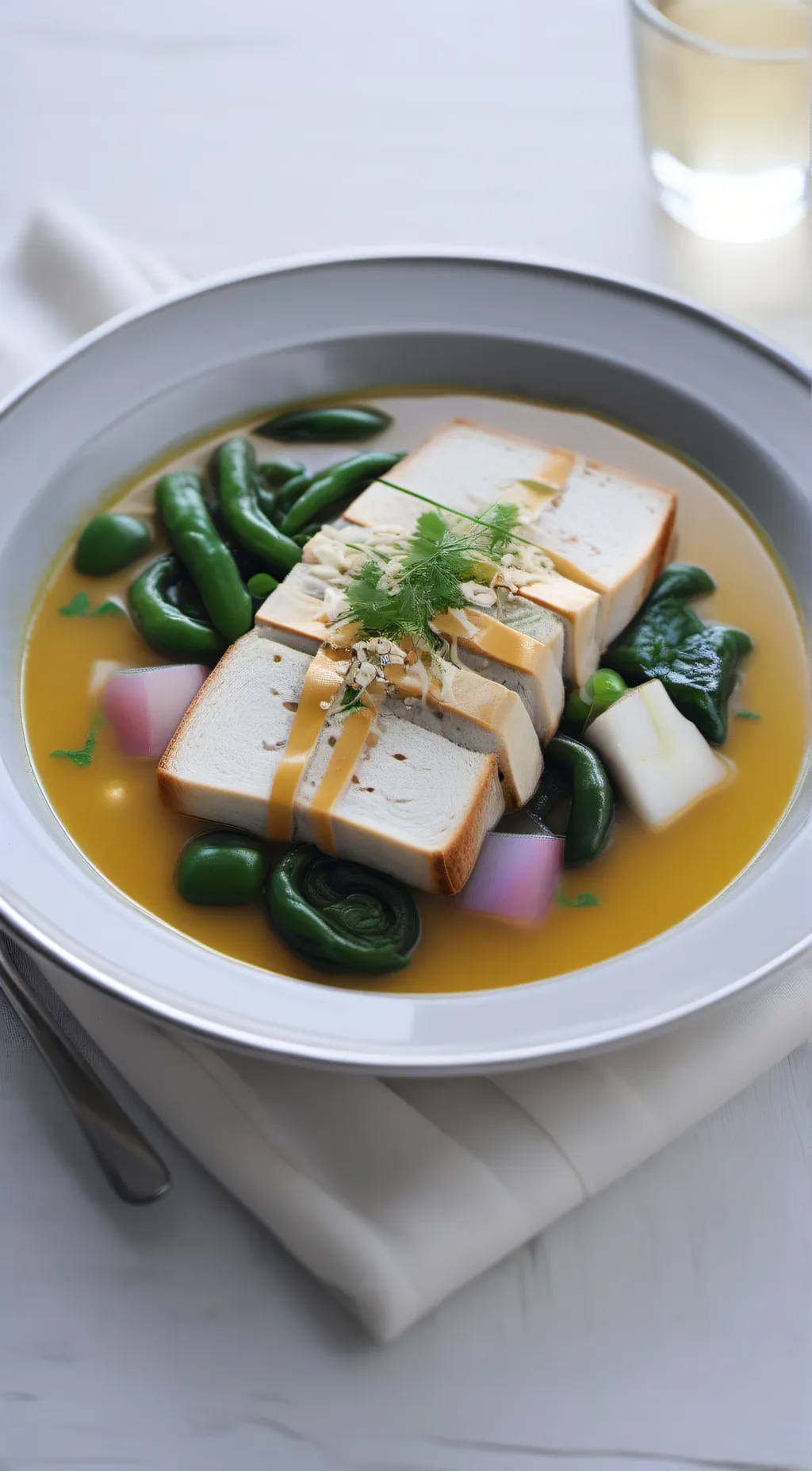 ai character: soup background