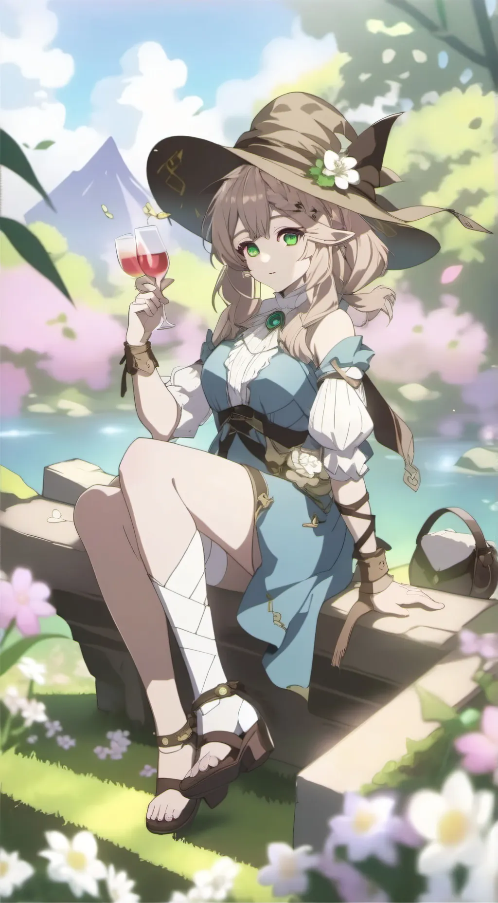 ai character: Jasmine background