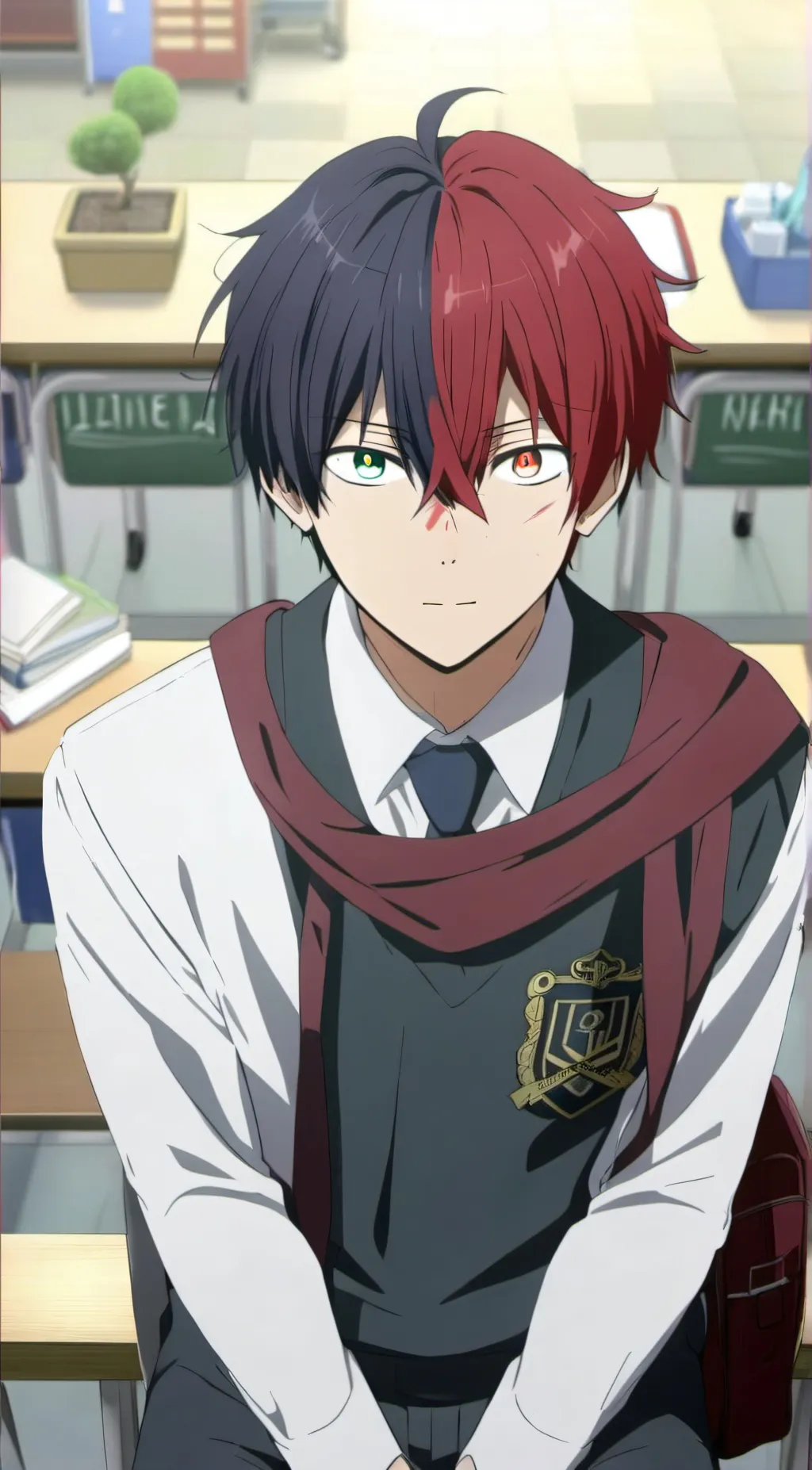 ai character: Mha background