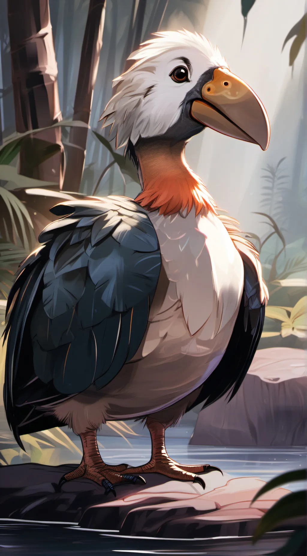 ai character: dodo!  background