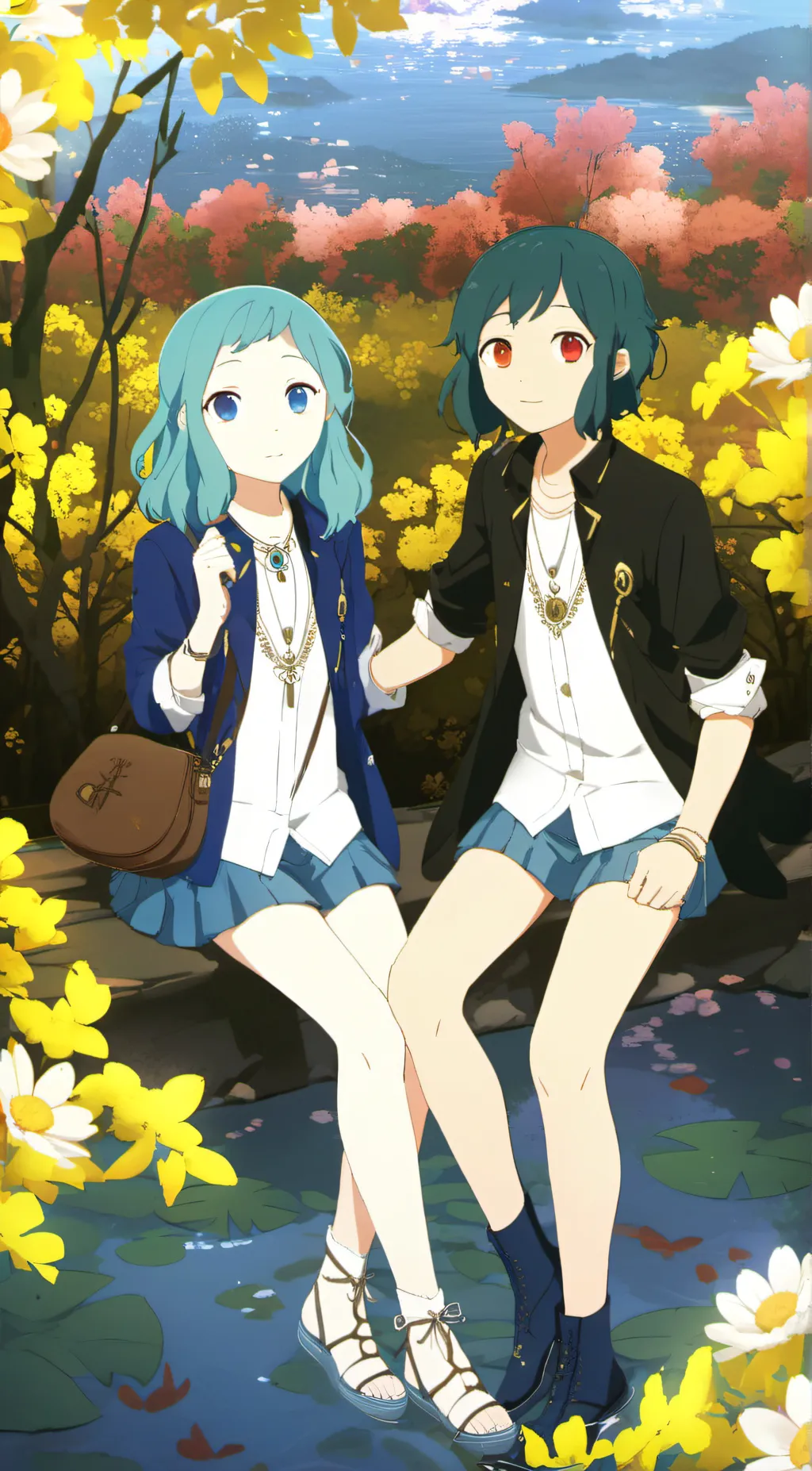 ai character: Rachel and Kari background