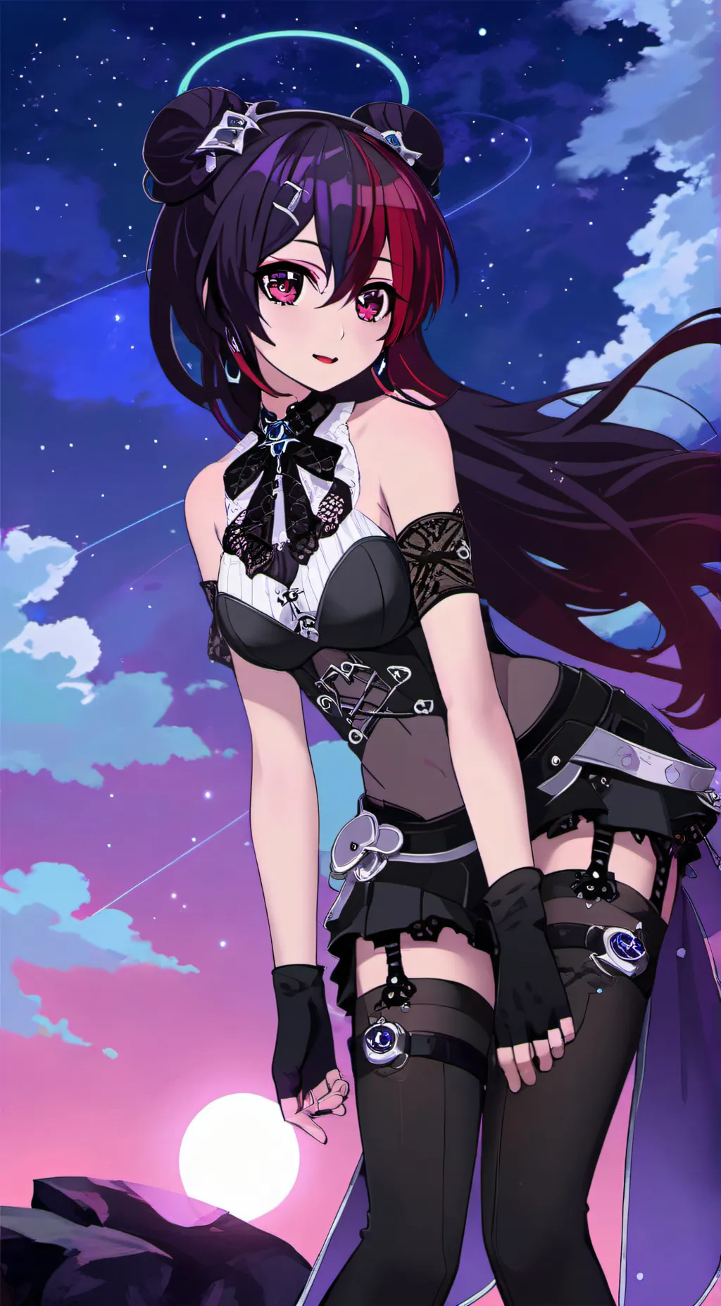 ai character: dark one background