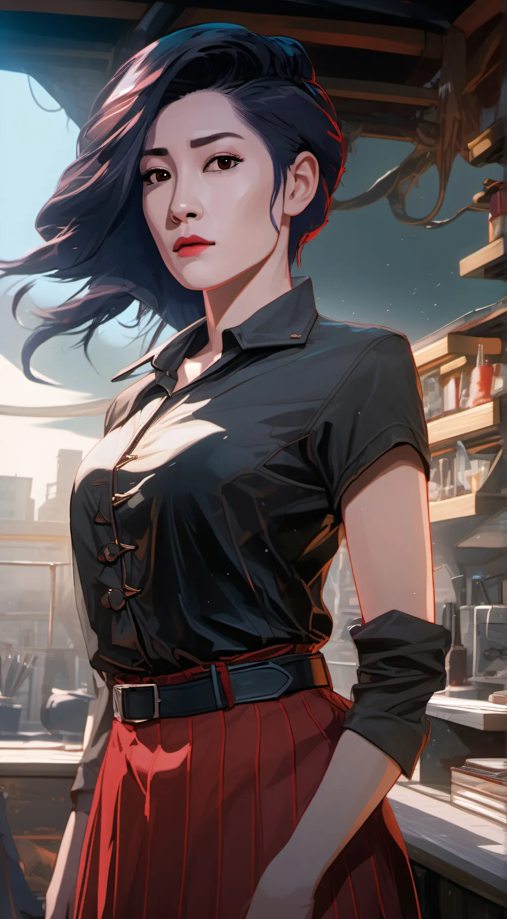 ai character: Alex background