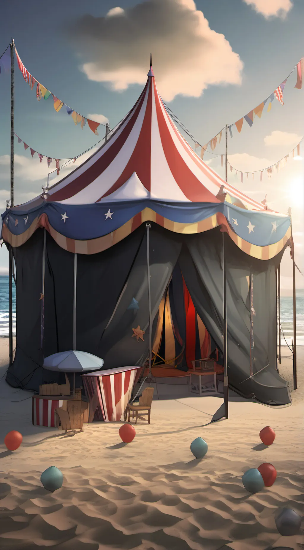 Talkie AI - Chat with tadc at the beach