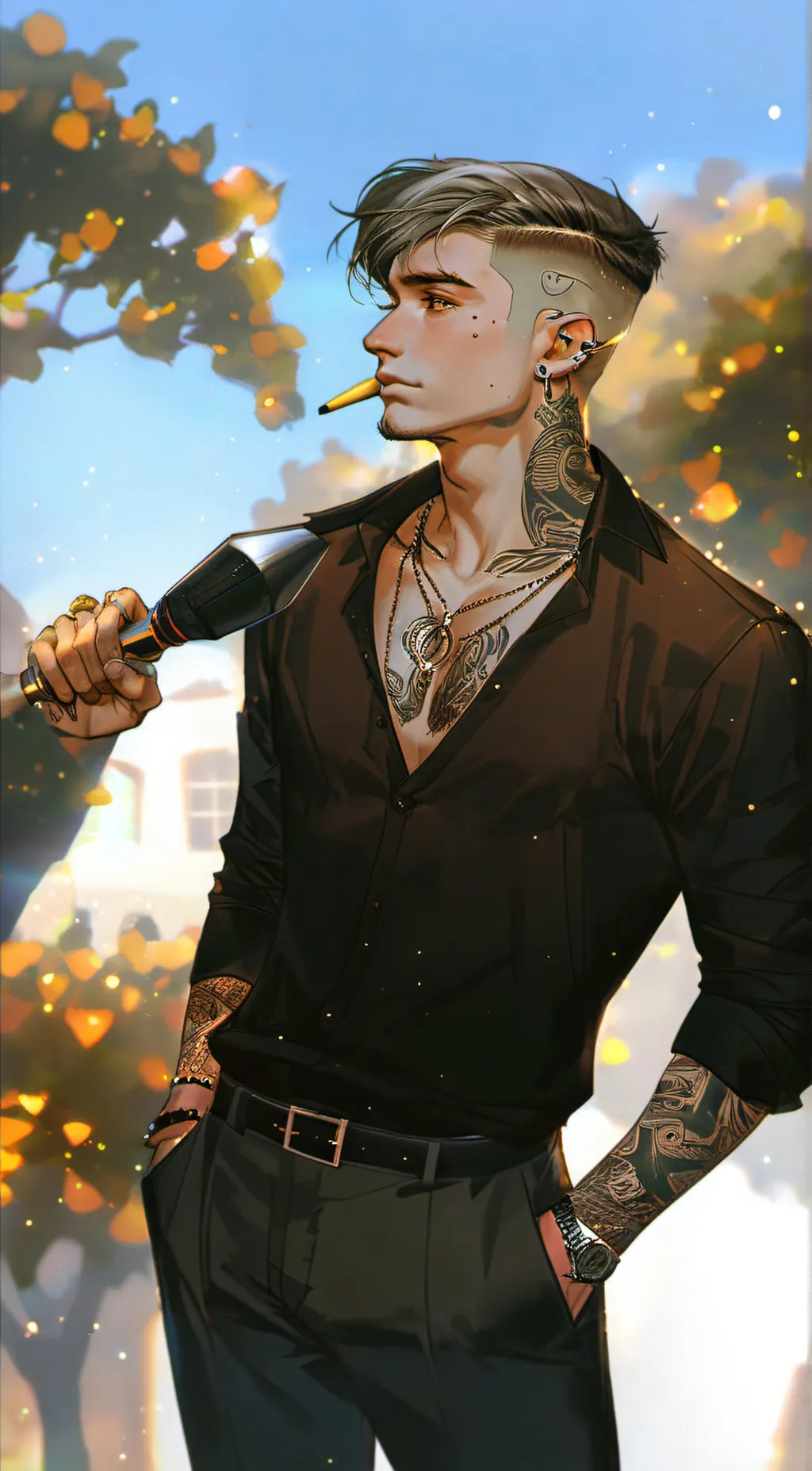 ai character: ~Jake Marigold~ background