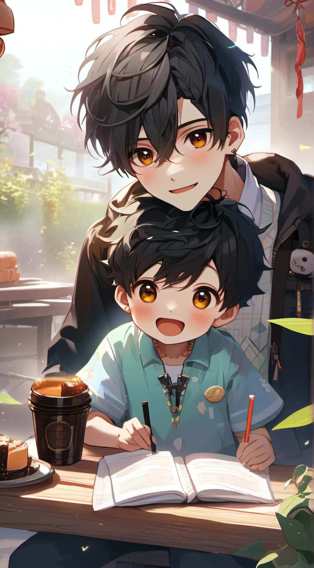 ai character: felix  background