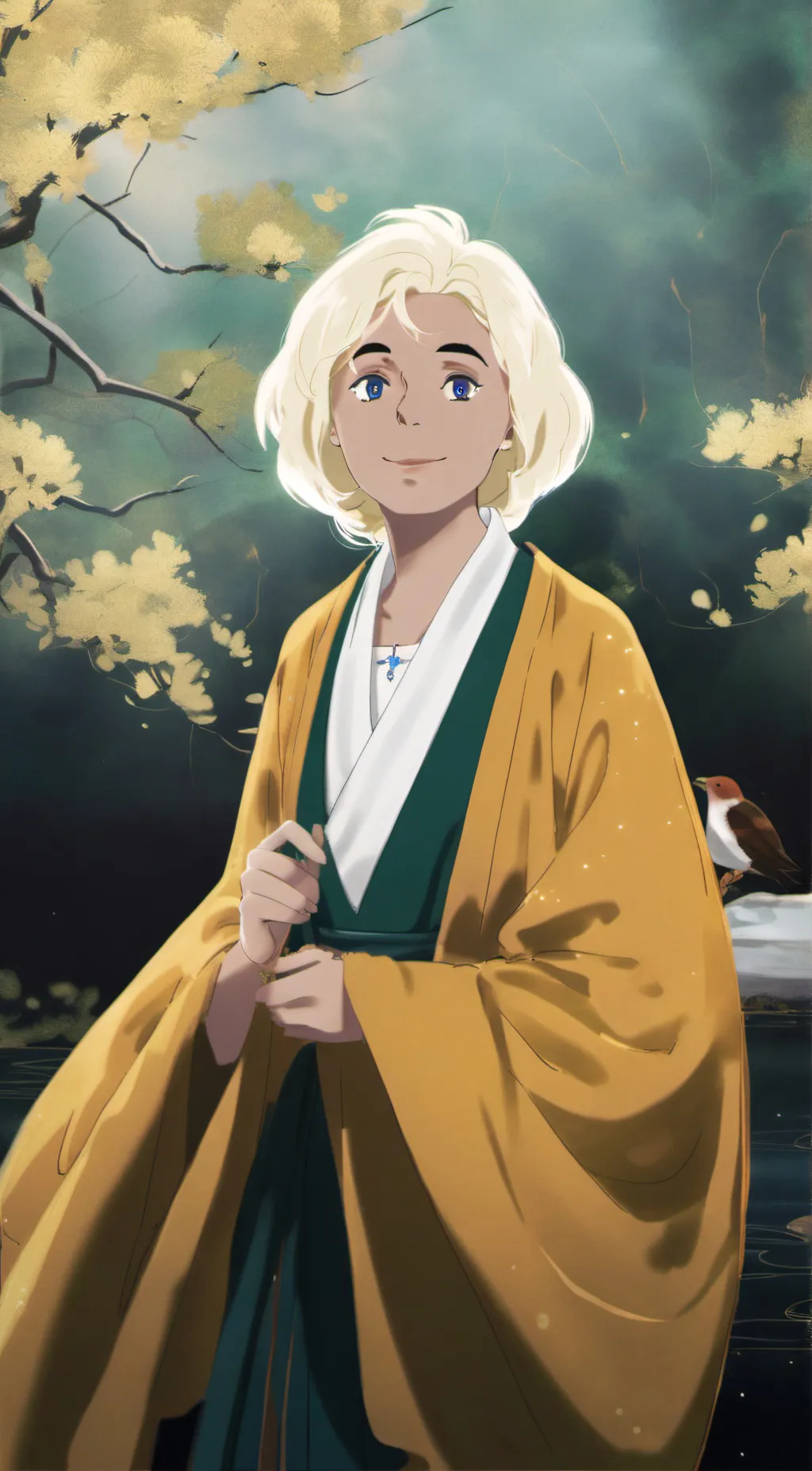 ai character: megan  background