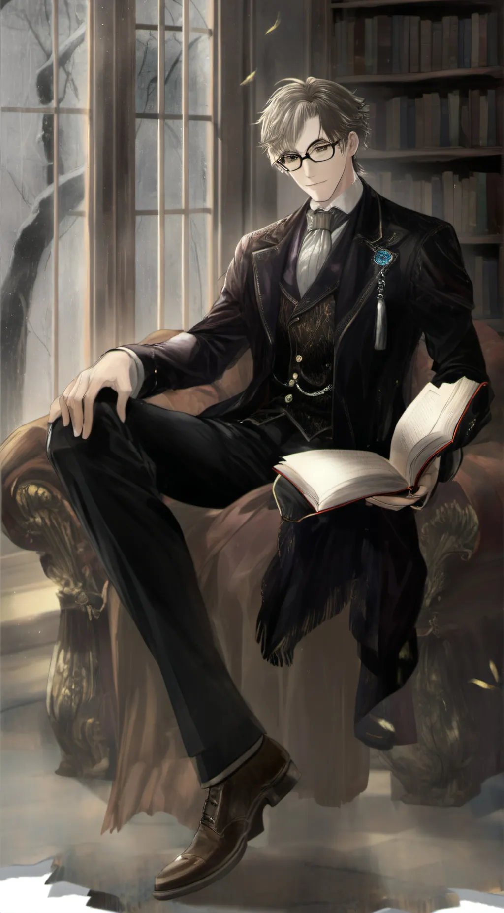 ai character: Shawn  background