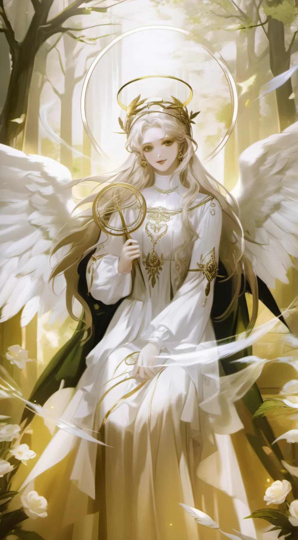 ai character: angel of judgement background