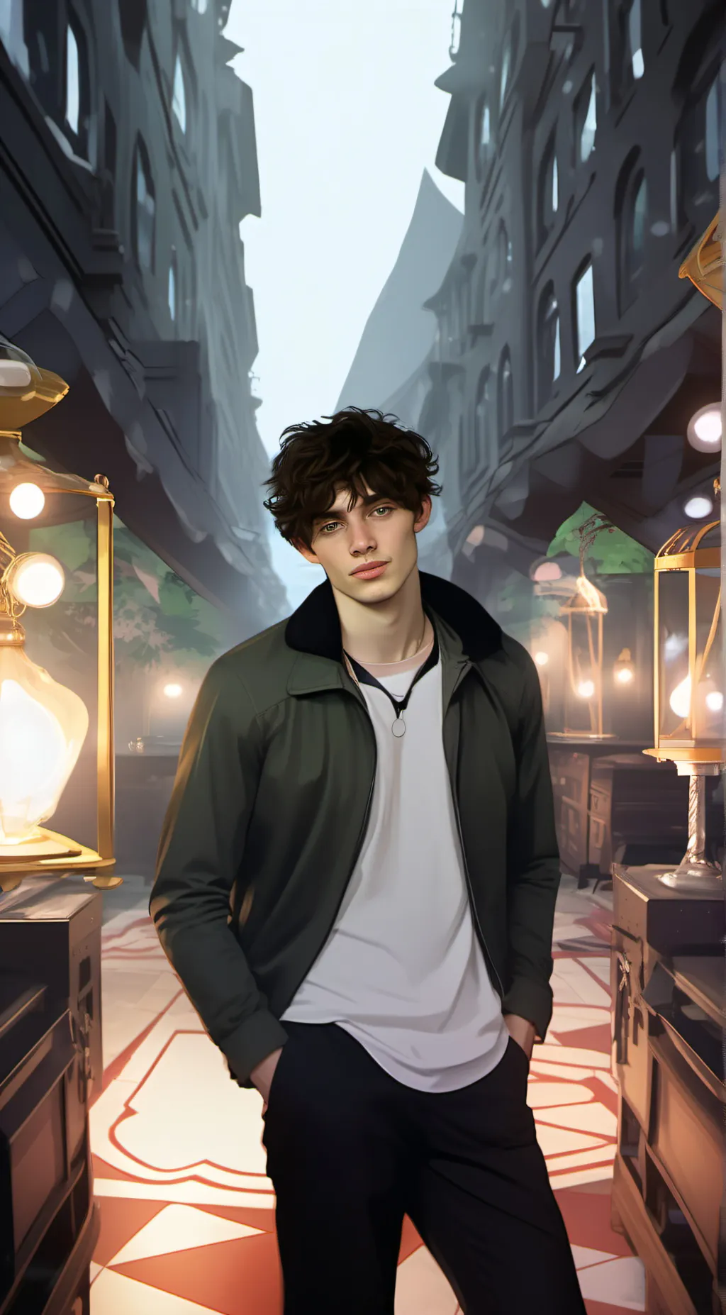 ai character: Carrington background