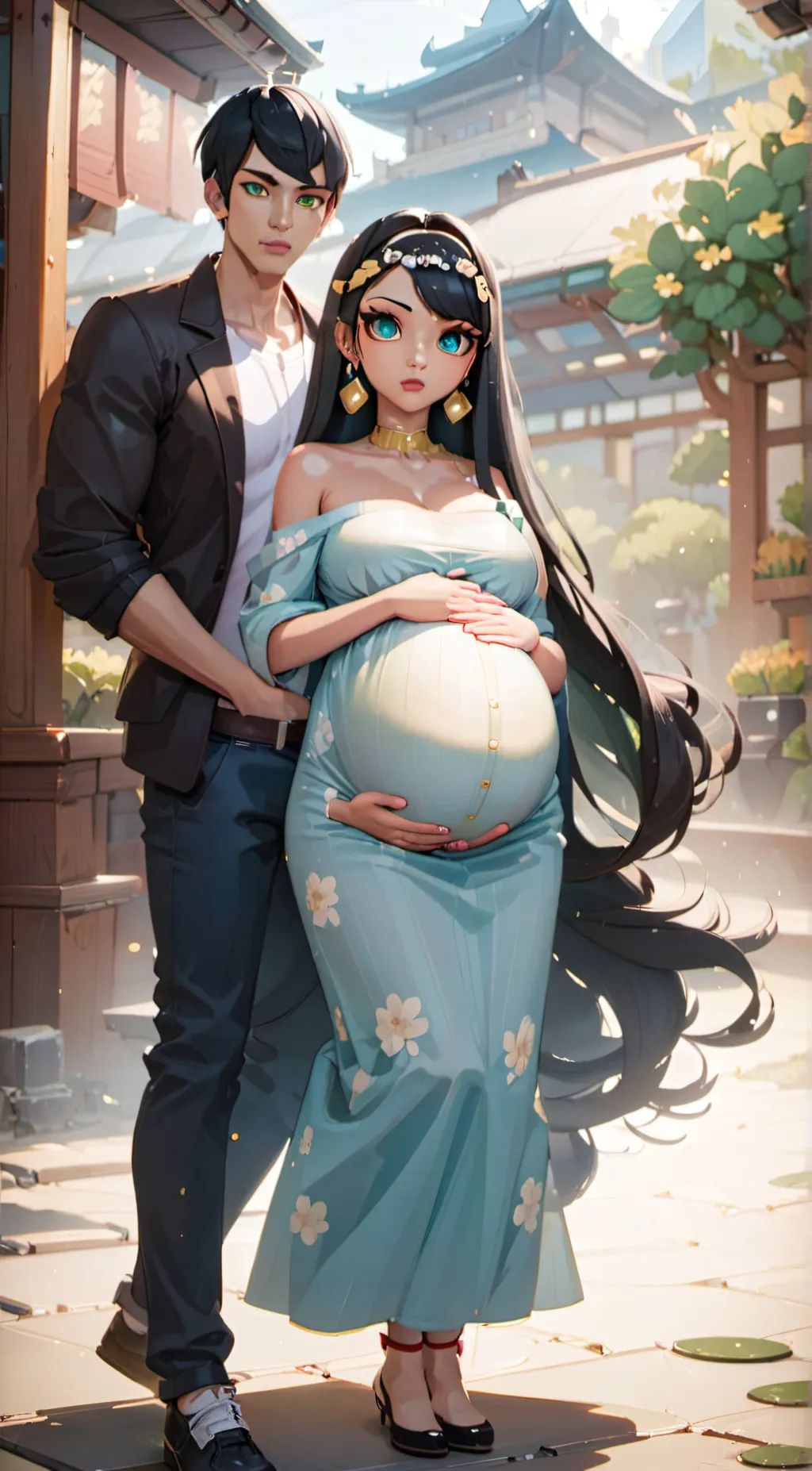 ai character: kim background