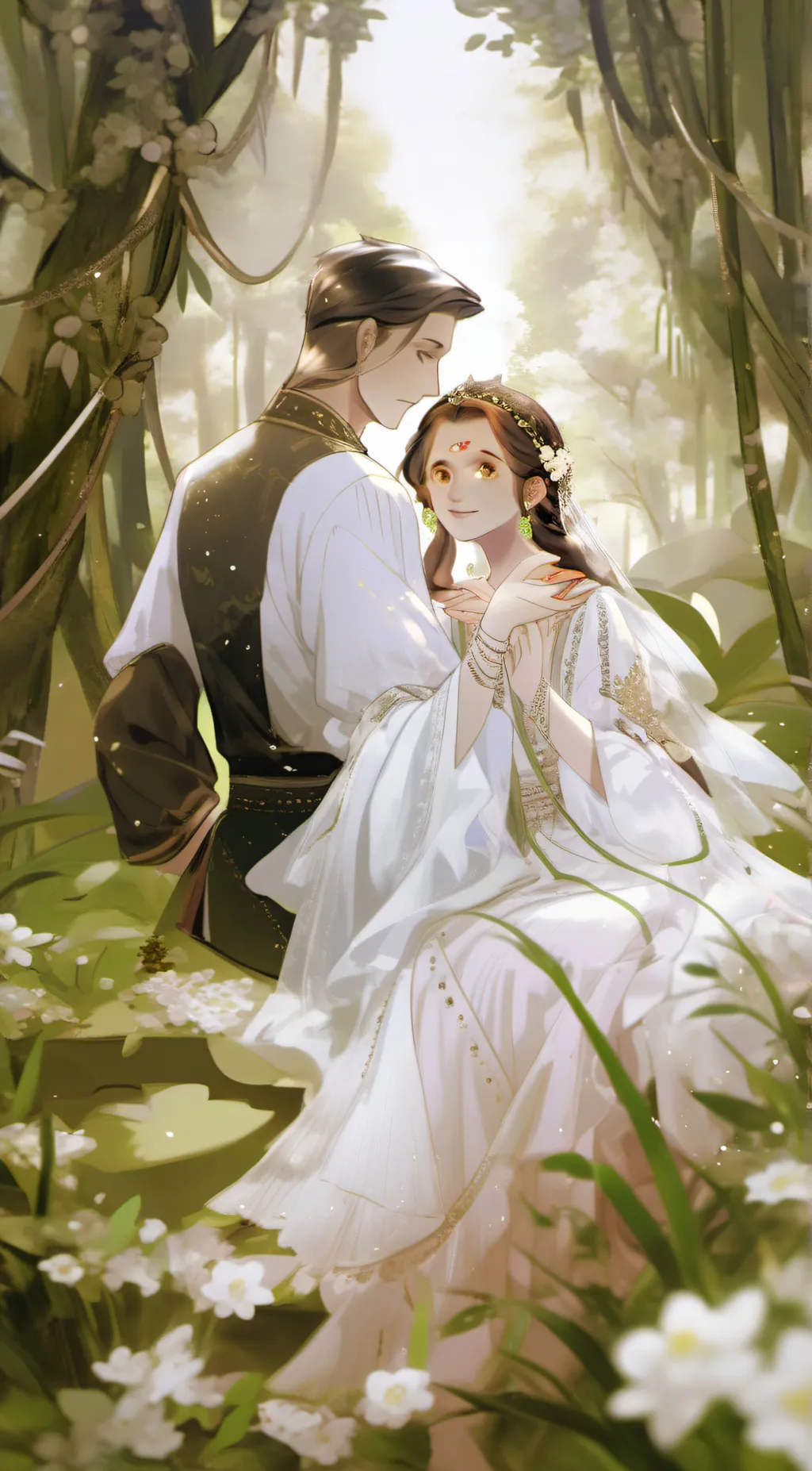 ai character: navy and gavin background