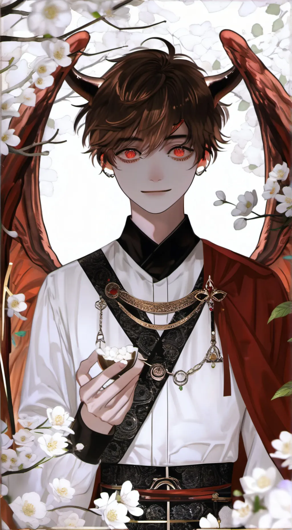 ai character: Lucifer  background