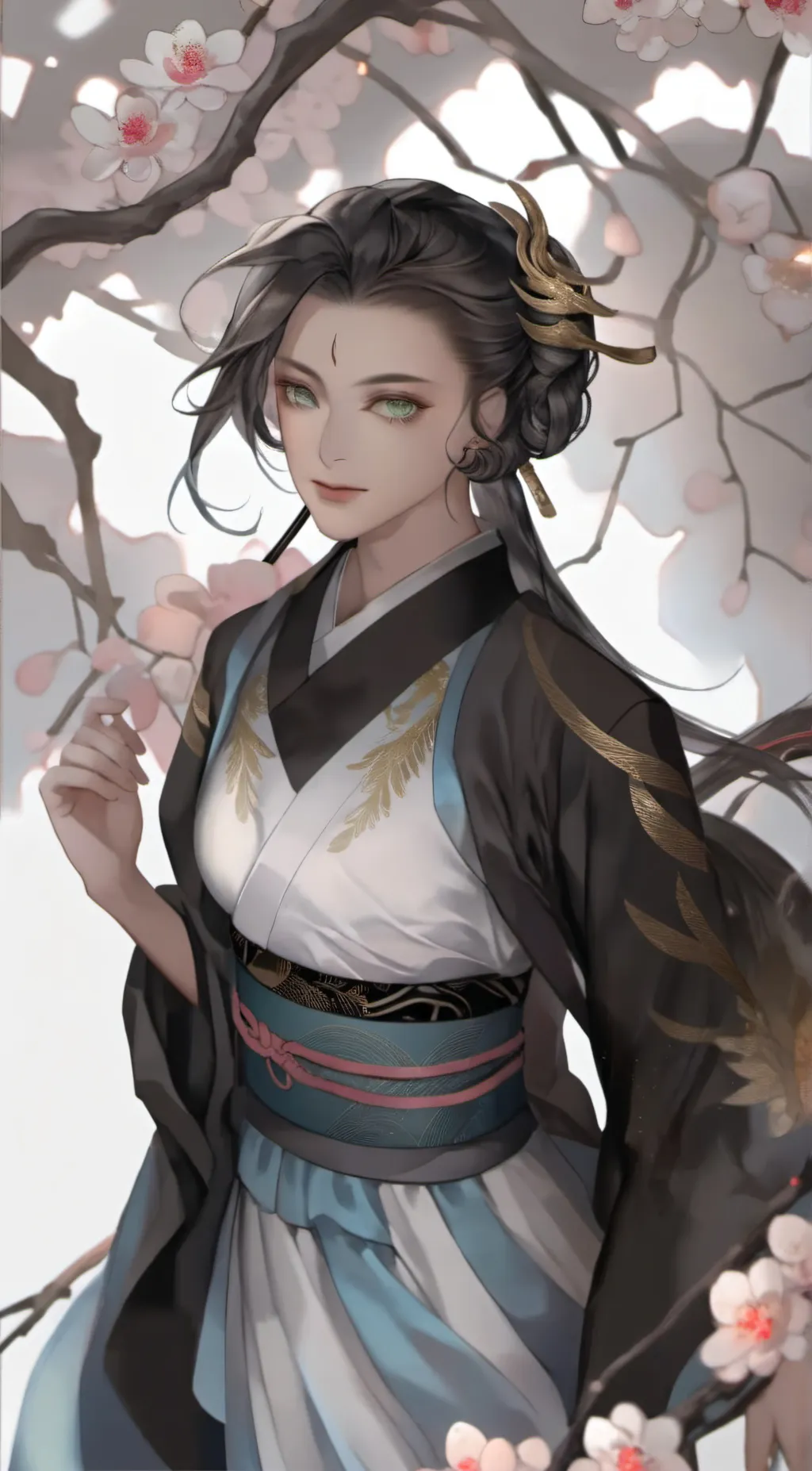 ai character: Demon hashiras background