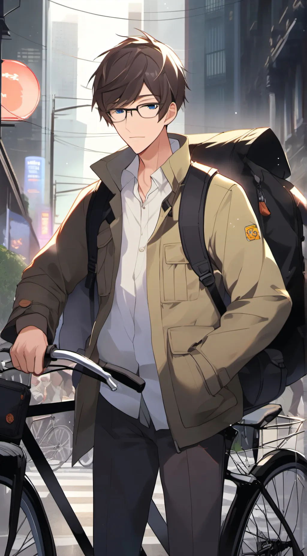 ai character: Oliver background