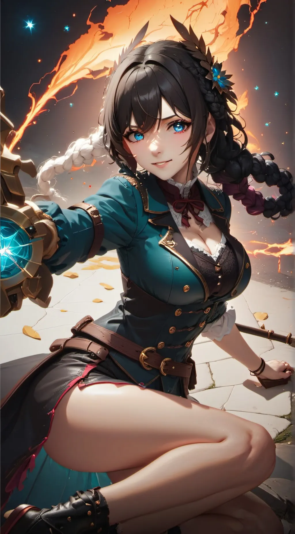 ai character: Rebeka background