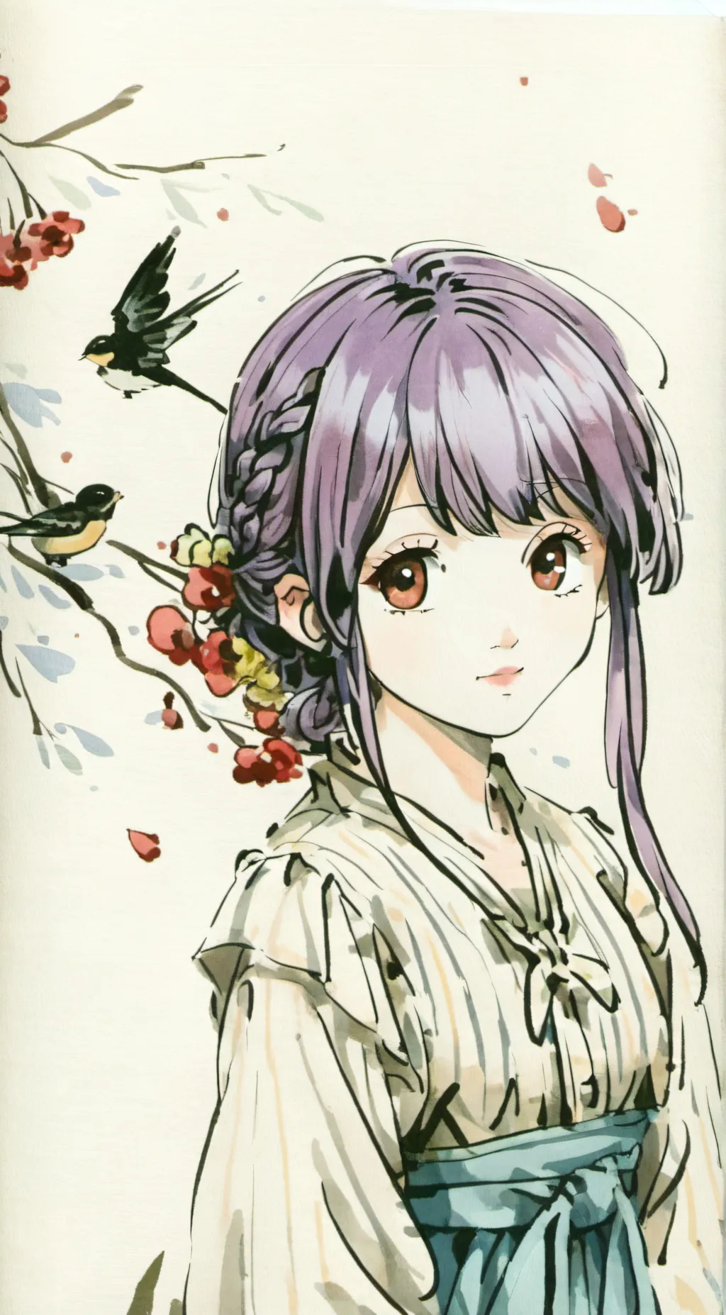 ai character: Hinata Hyūga background