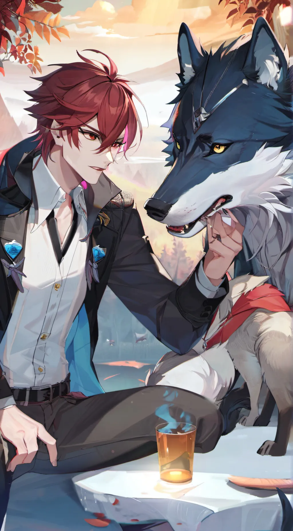 ai character: Aspen background