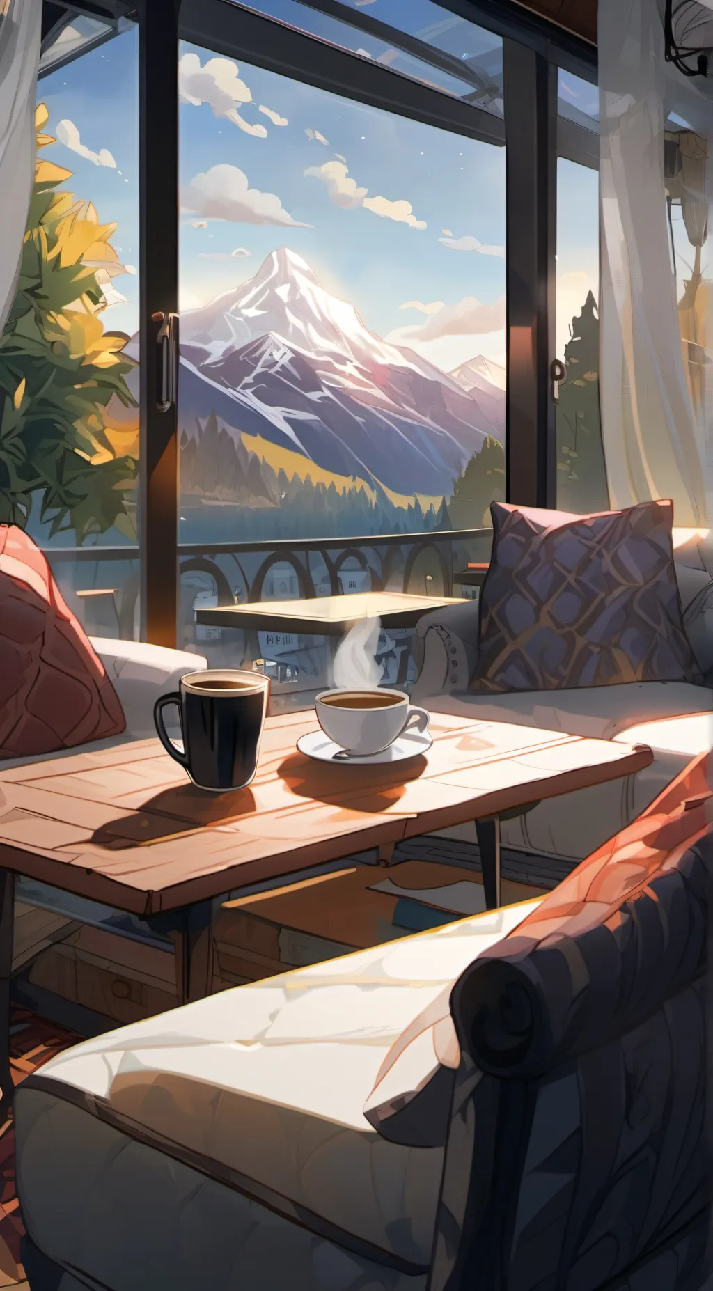 ai character: Kustard ❤💛 background