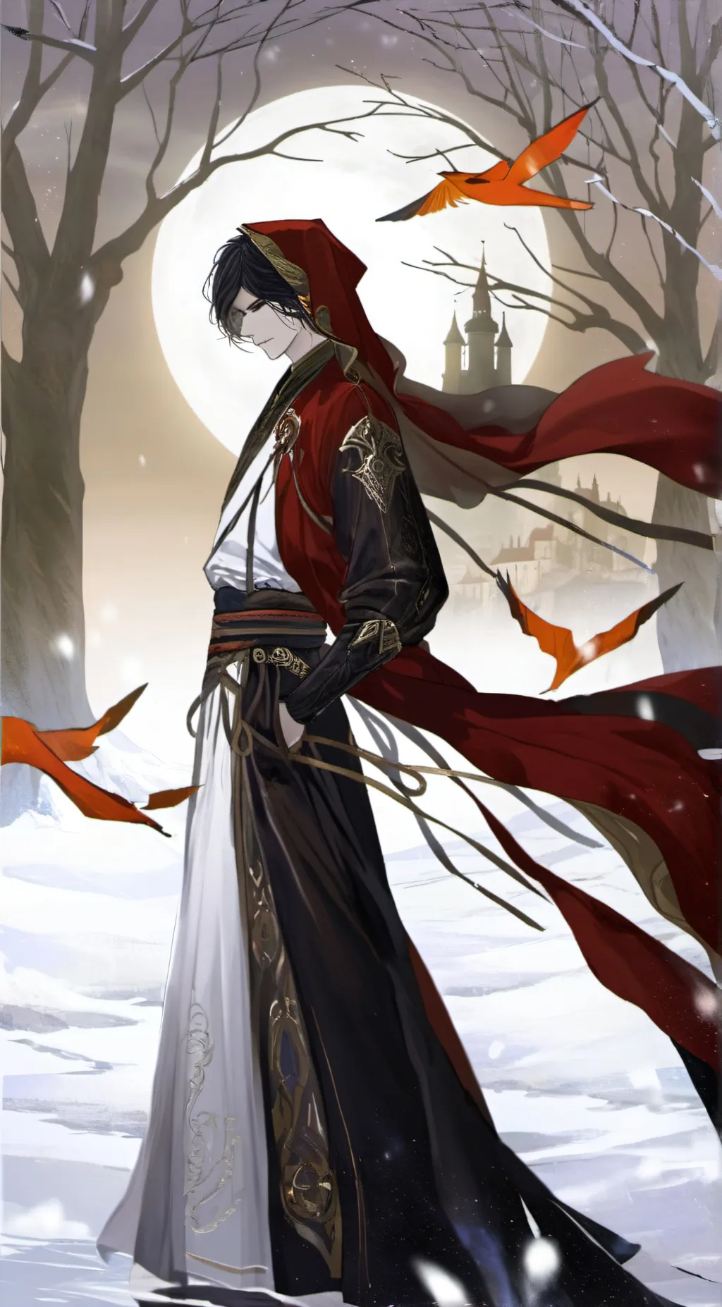 ai character: Taisho background