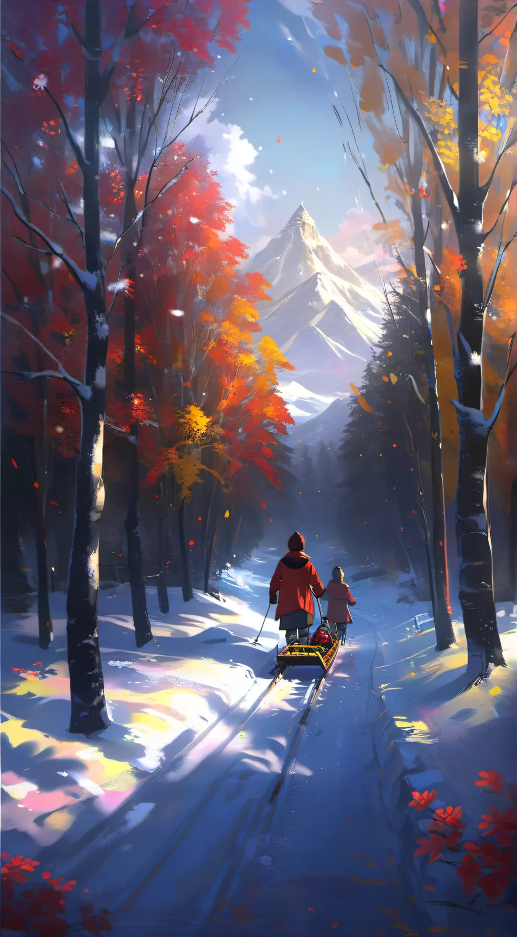 ai character: Eddsworld winter background