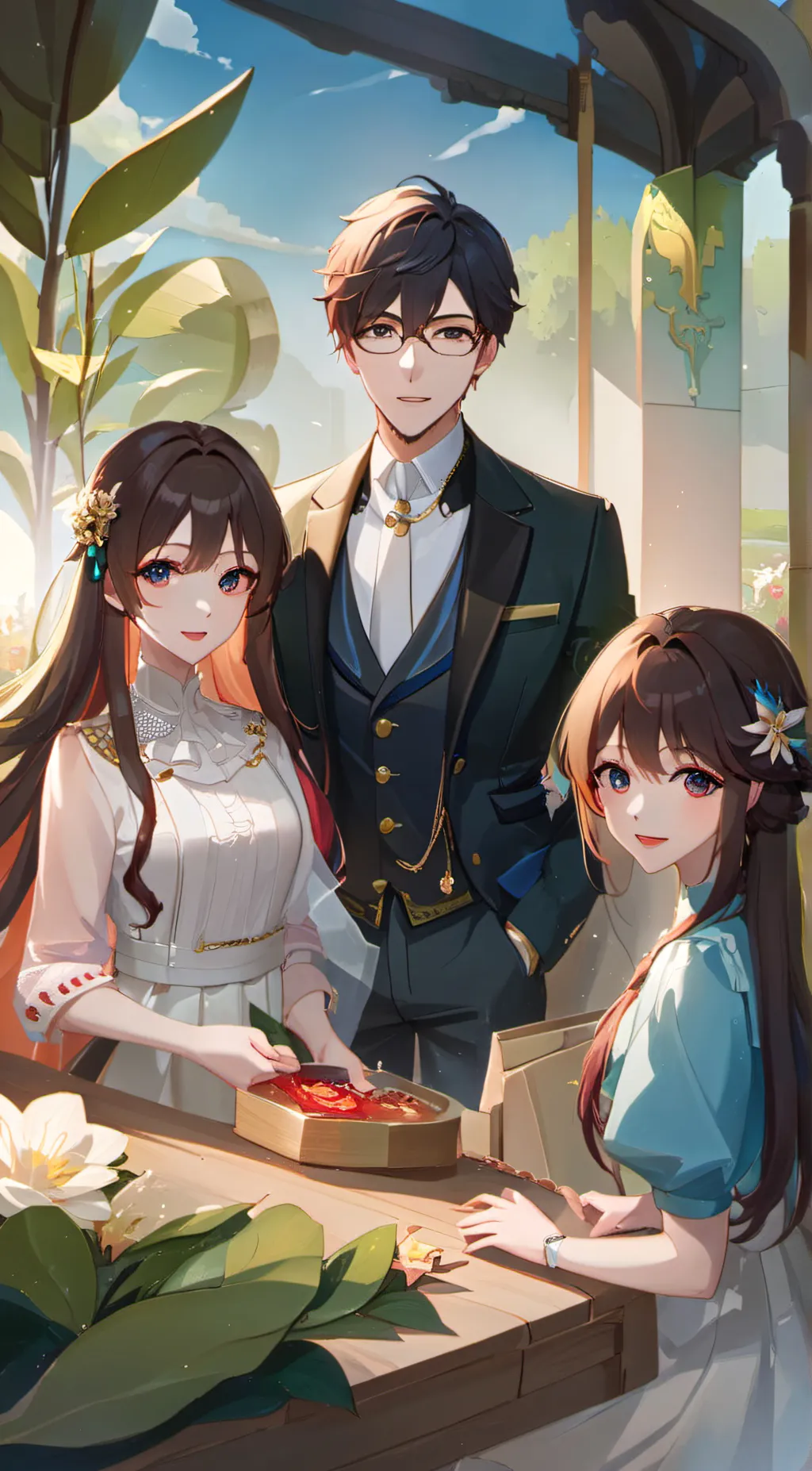 ai character: Veduvug background