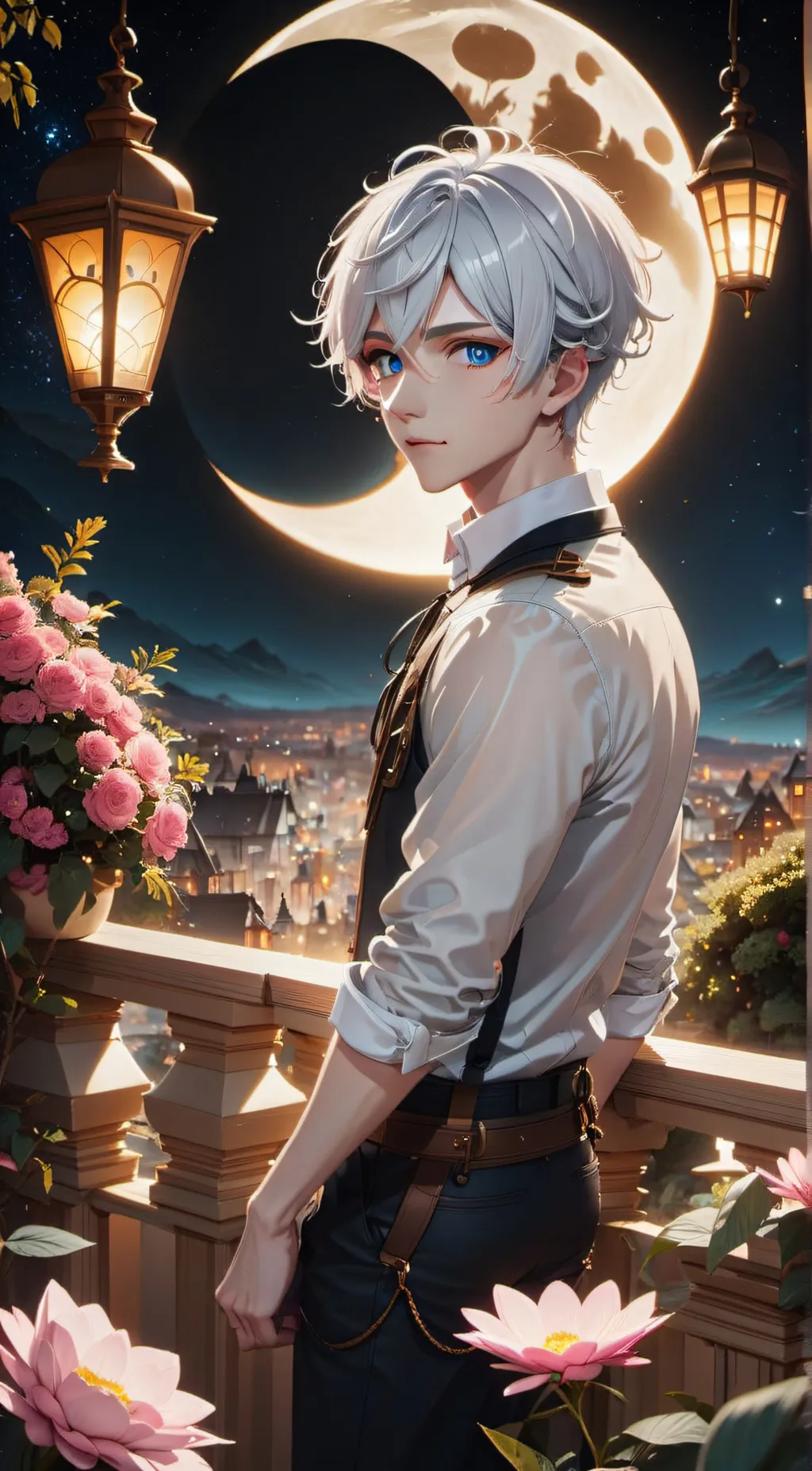 ai character: Drew Silvermoon background